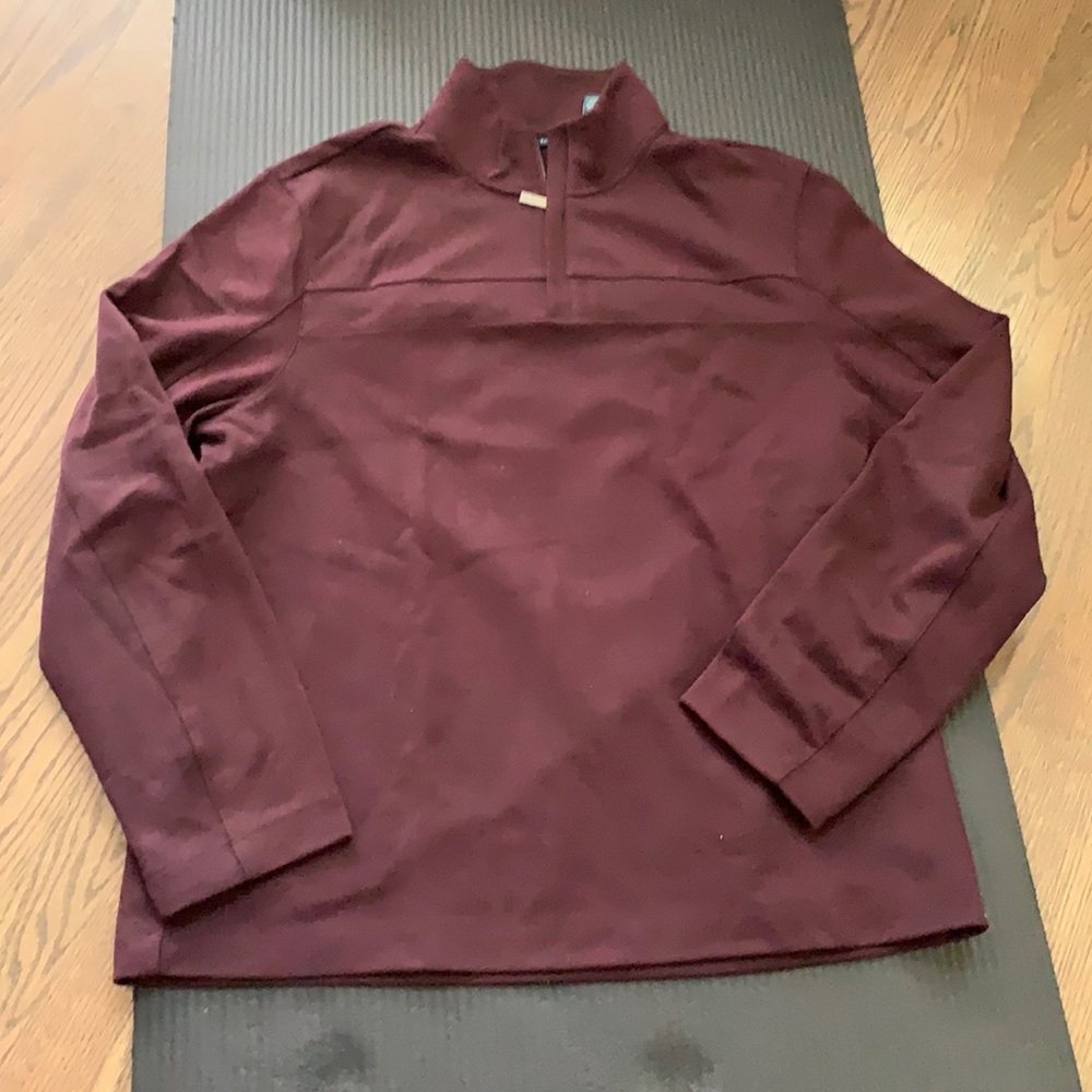 Perry Ellis Quarter Zip Pullover Sweater NWOT